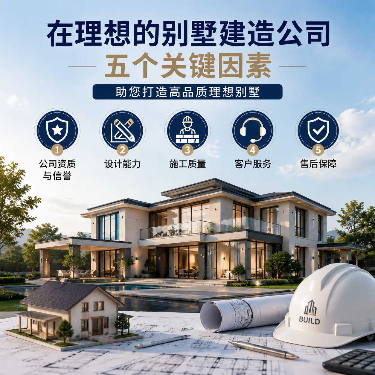 在 独山 找到理想别墅建造公司的五个关键因素