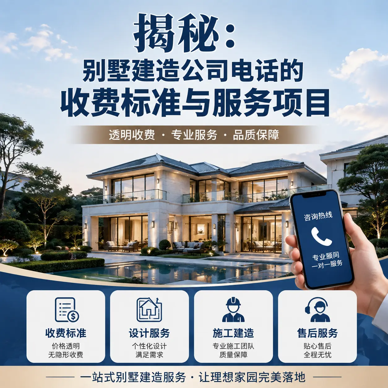 揭秘:独山别墅建造公司电话的收费标准与服务项目