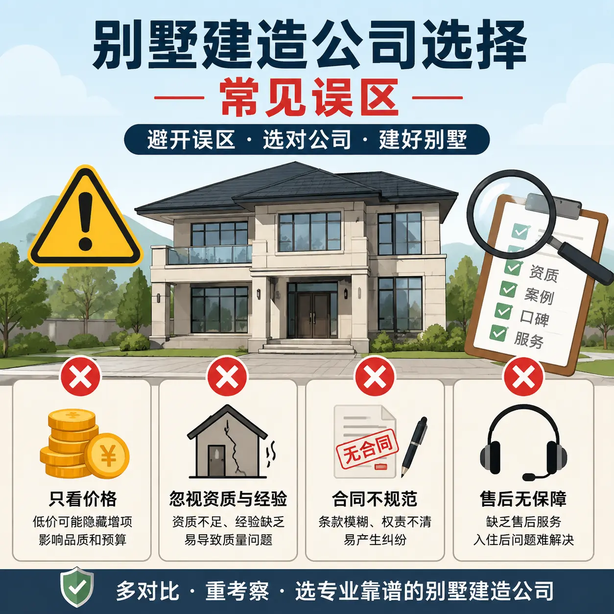 独山 别墅建造公司推荐：了解市场行情与服务内容