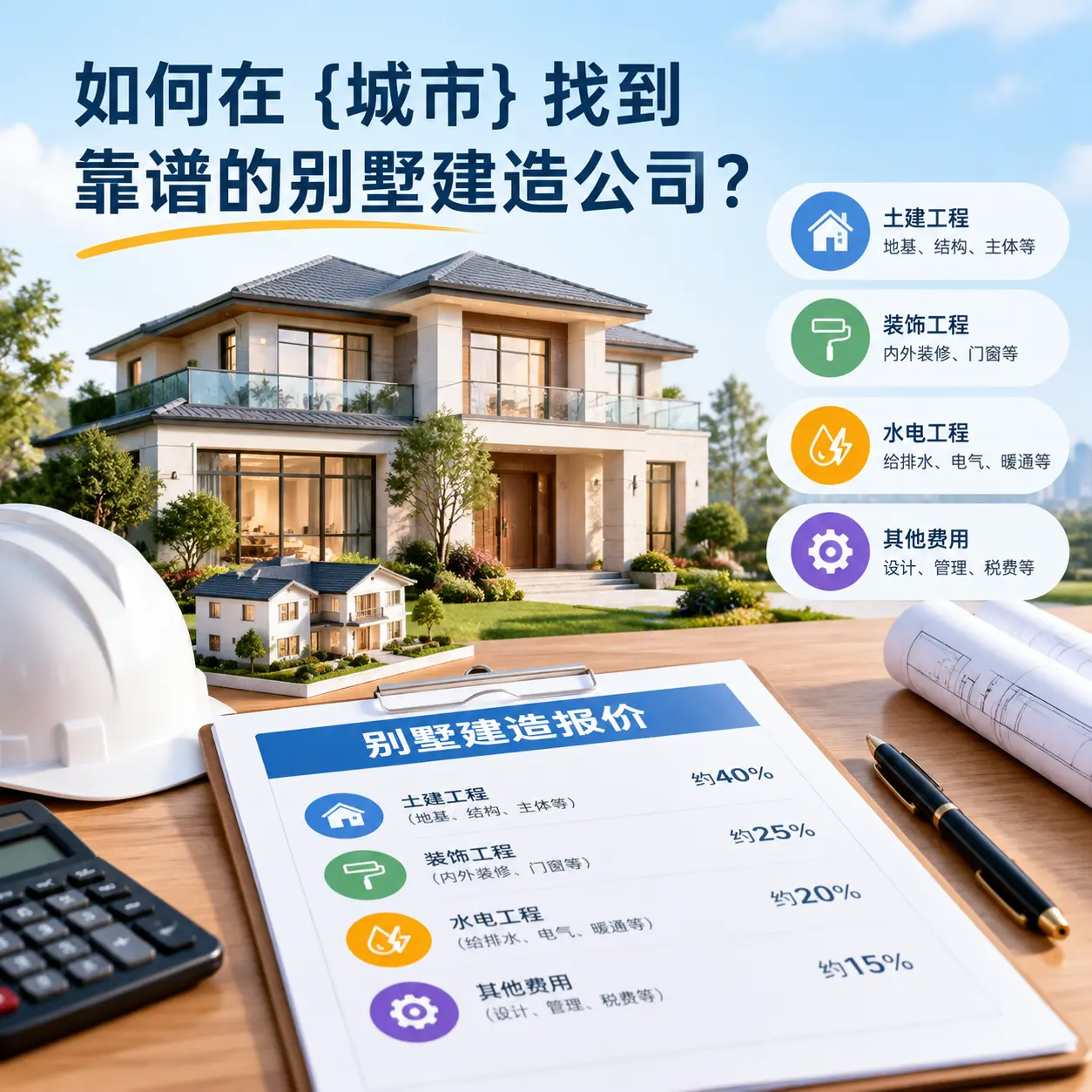 如何在 独山 找到靠谱的别墅建造公司?