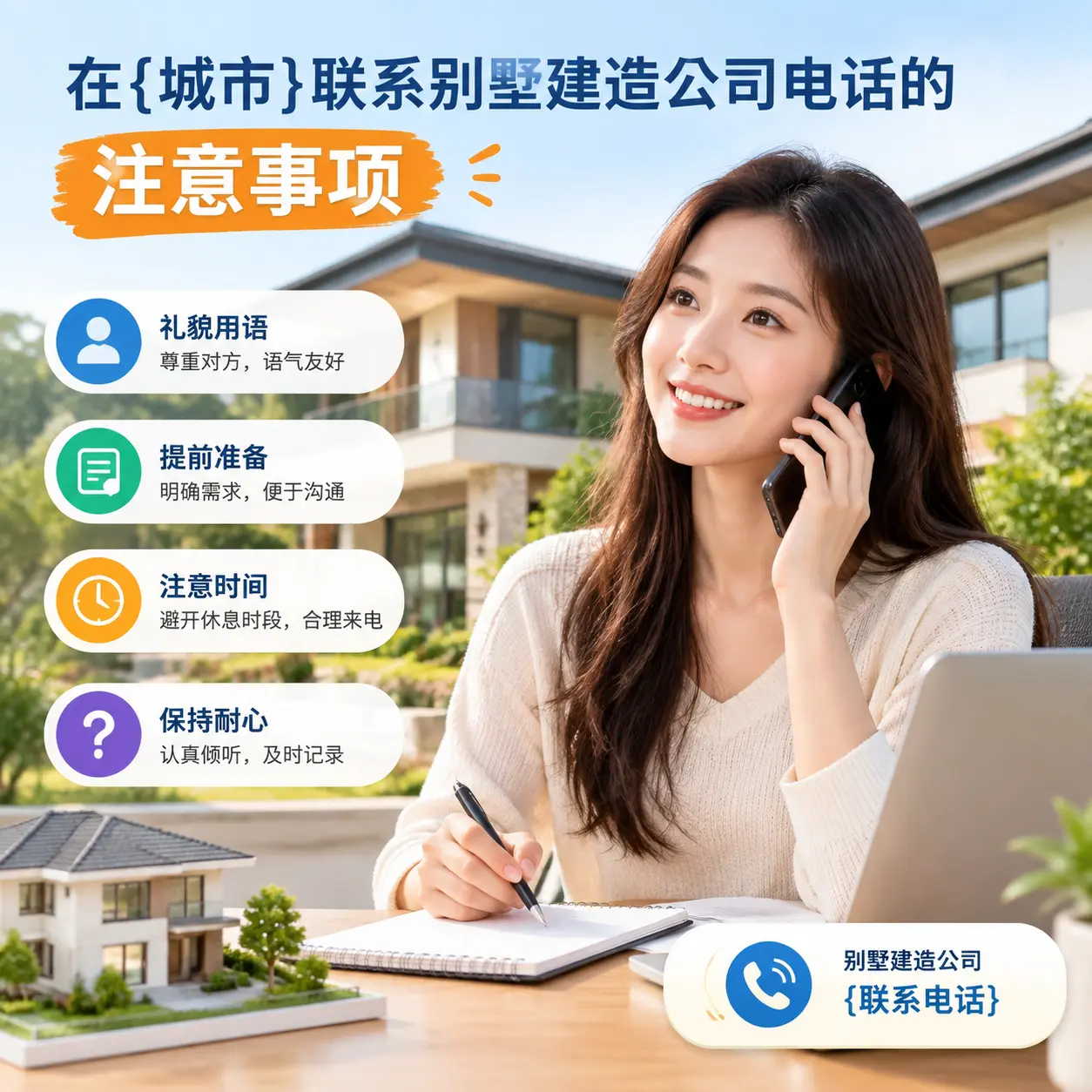 在独山联系别墅建造公司电话的注意事项