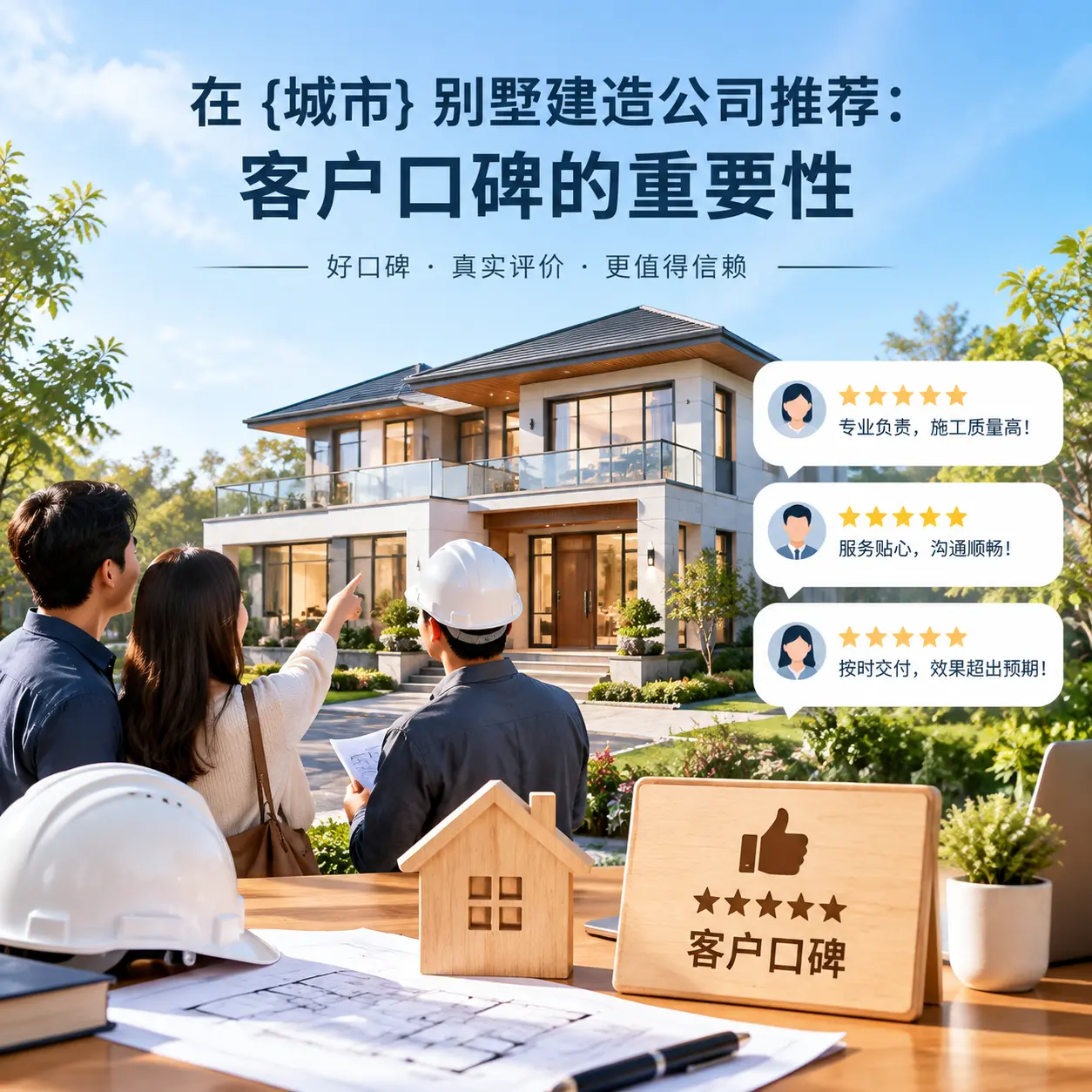 在 独山 别墅建造公司推荐:客户口碑的重要性