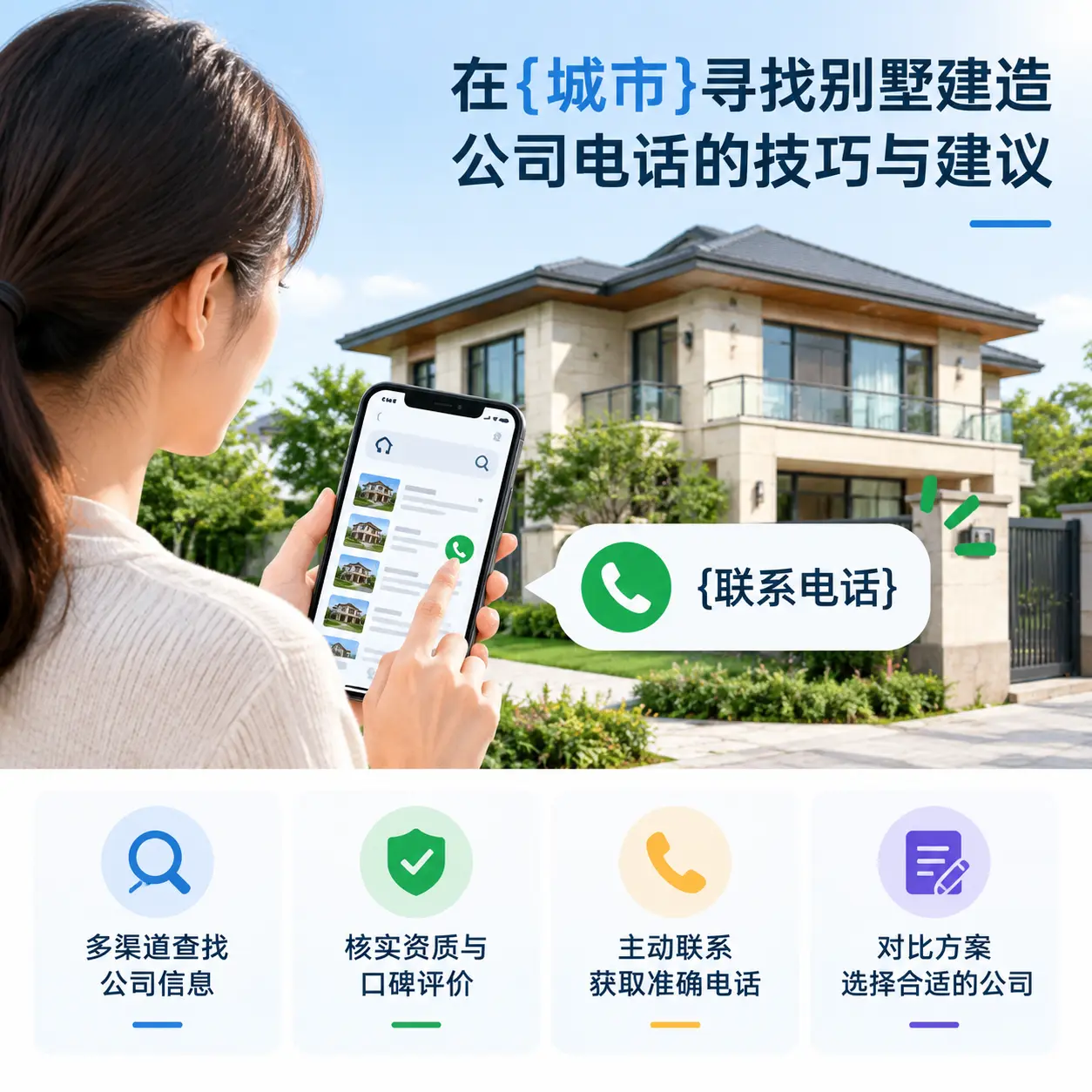 在独山寻找别墅建造公司电话的技巧与建议
